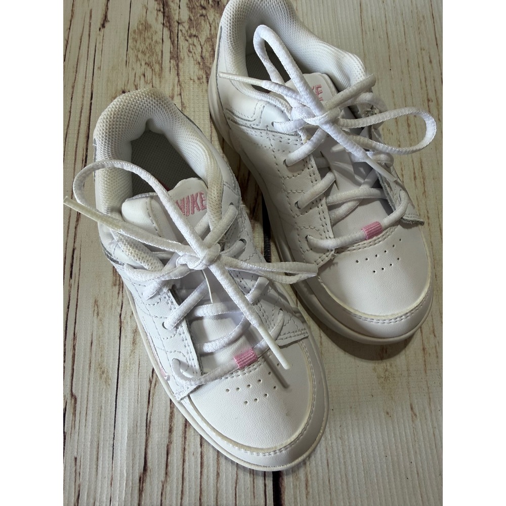 Nike PillarTech Toddler Sneakers White Pink Low Top Athletic Shoes Size 9.5C